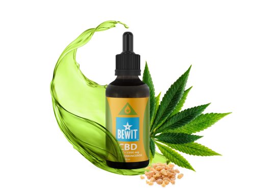 Bewit CBD Pure 1500mg tömjénnel bio kendermag olajban 50ml