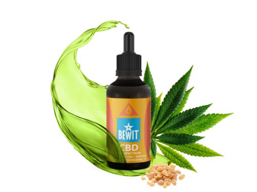 BEWIT CBD FULL SPECTRUM CBG + CBN + CBC 3000 mg TÖMJÉN ESSZENCIÁLIS OLAJJAL BIO KENDER OLAJBAN 50ml