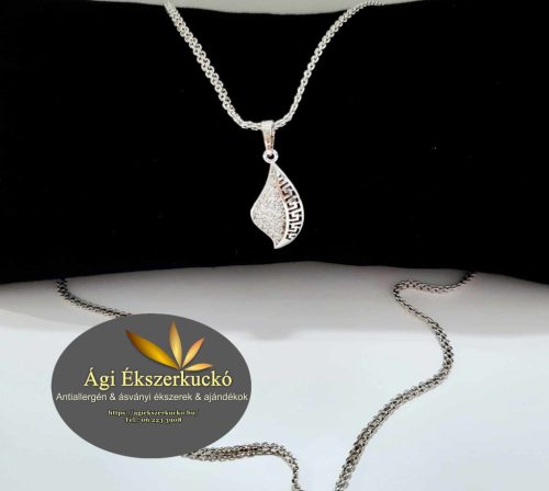 WHITE GOLD FILLED MEDÁLOS NYAKLÁNC - ELISABETH60